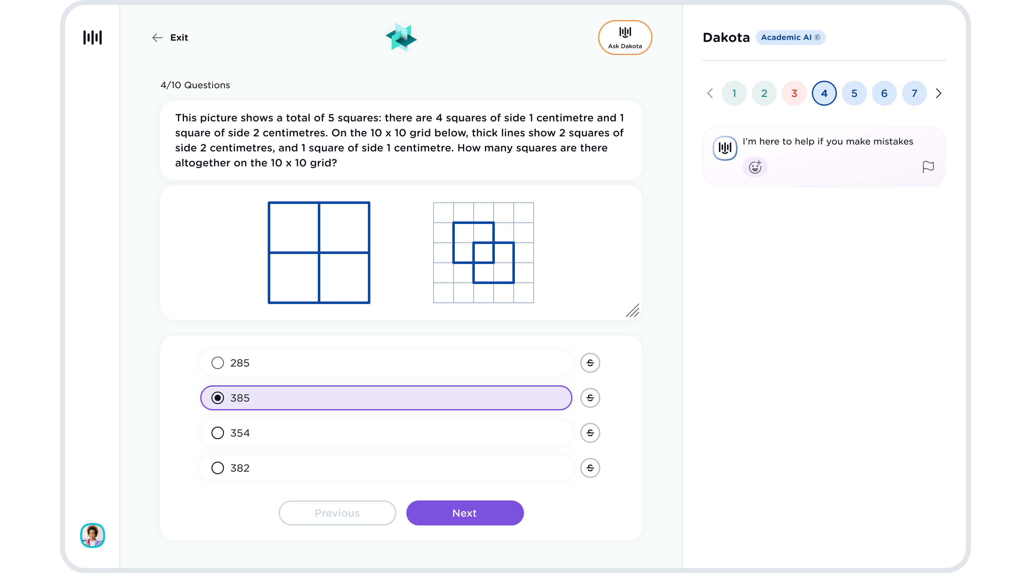 Adaptive mock exams accurately replicate the real ones